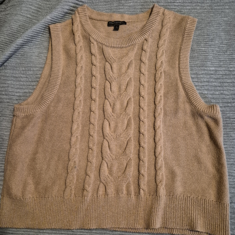 Banana Republic Light Brown Knit Sweater